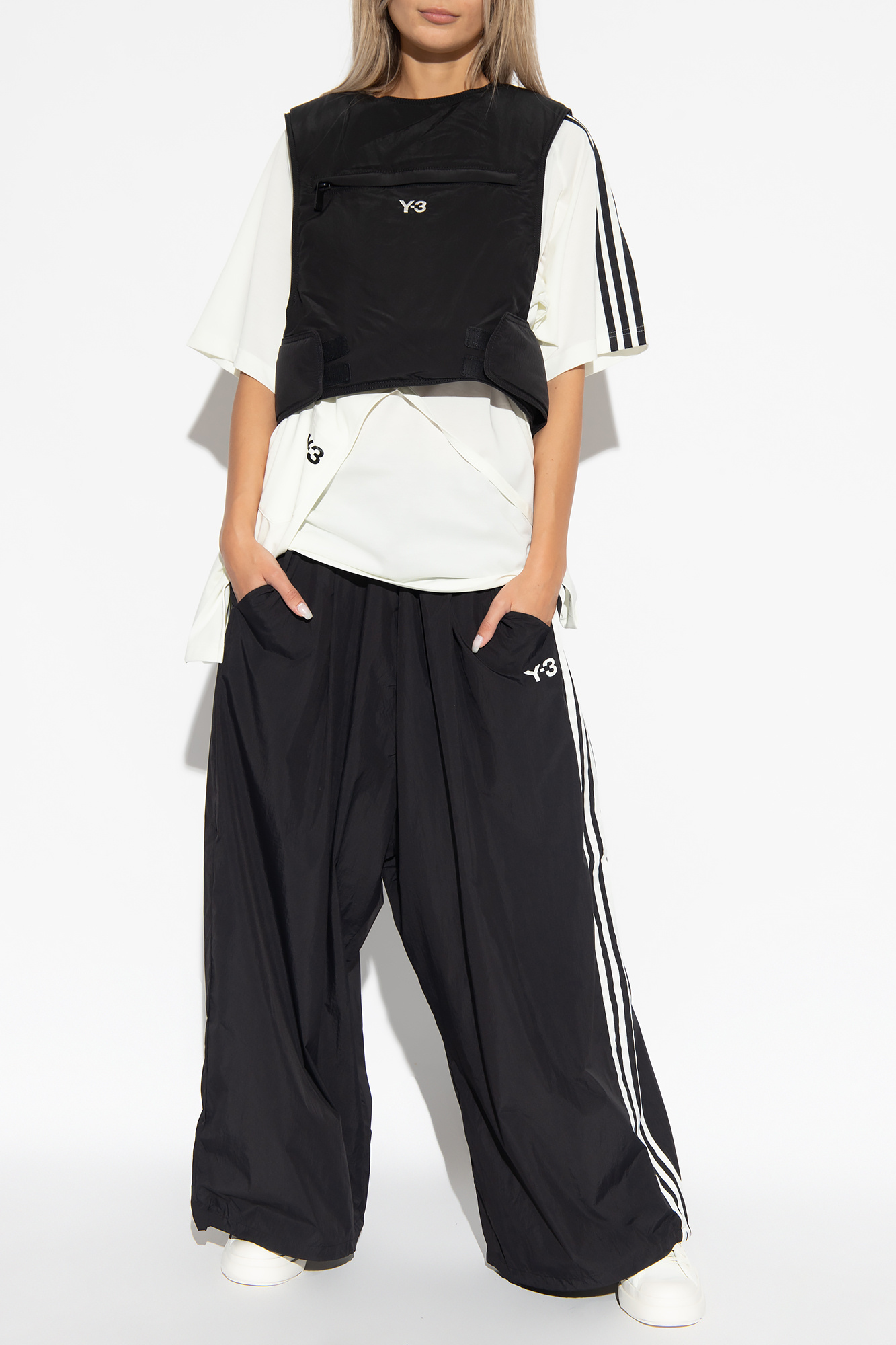 Y-3 Yohji Yamamoto Track pants with logo | Women's Clothing | Vitkac